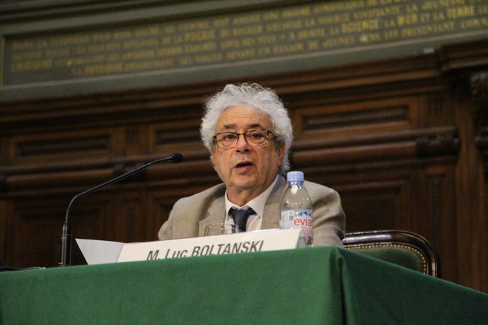 Luc Boltanski, intervenant de la 39e conférence Marc Bloch de l'EHESS.