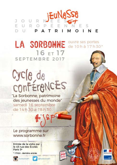 Affiche des JEP 2017 en Sorbonne.