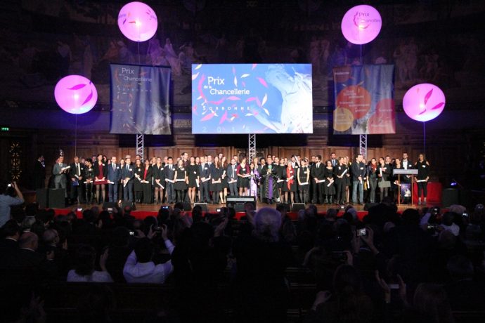 Photos de groupe des lauréats des Prix de la Chancellerie 2016.