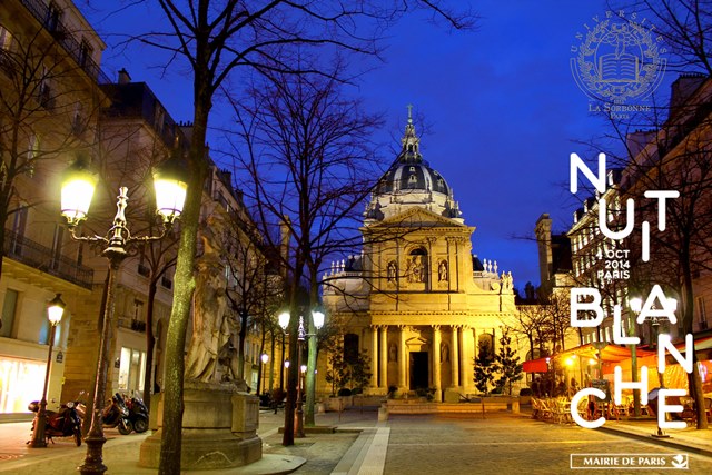 La Nuit Blanche 2014 en Sorbonne