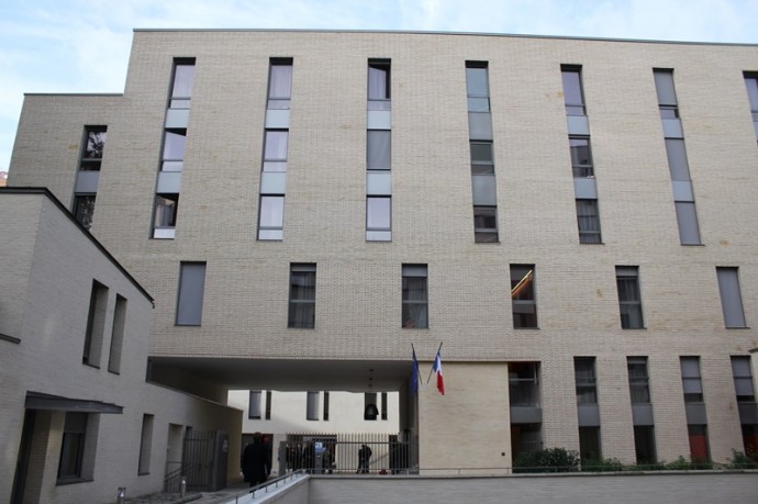 Une façade de la résidence Chevaleret.