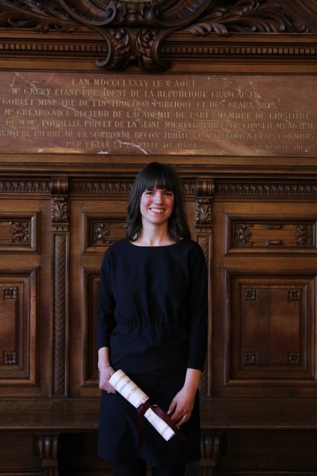 Colombe Boncenne, lauréate du prix Fénéon littéraire 2016 pour son roman Comme neige.