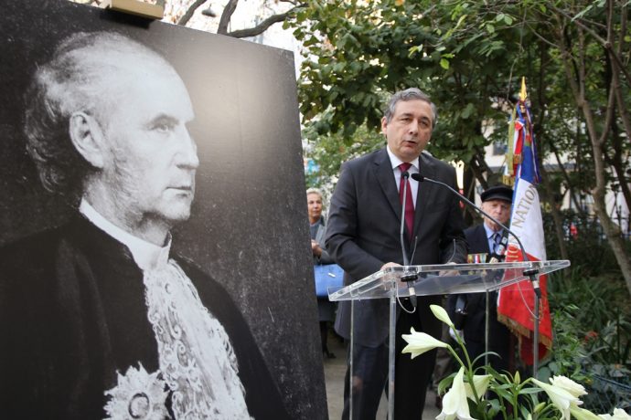 Discours du recteur Gilles Pécout lors de la cérémonie de réinstallation du buste d'Octave Gréard square Paul Painlevé.