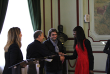 Remise aux gagnants des prix de l’opération Fil rouge de la sécurité routière en Sorbonne