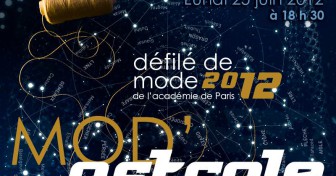 Mod’Astrale : le défilé de mode 2012 de l’académie de Paris sur orbite en Sorbonne