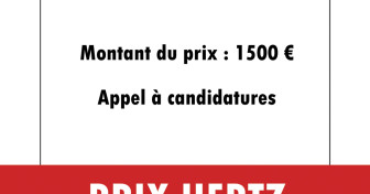 Fin des appels à candidature pour le prix Henri Hertz décerné par la chancellerie des universités de Paris.