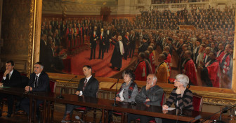 Visite des recteurs suisses en Sorbonne