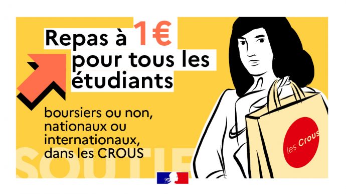 Un repas à un euro pour tous les étudiants dans tous les Crous  La  préfecture et les services de l'État en région Île-de-France