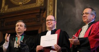 Albert II de Monaco fait Docteur Honoris Causa en Sorbonne