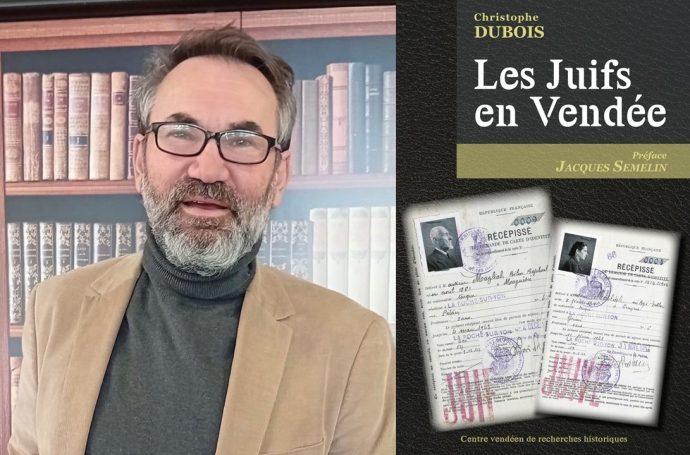 Le second ouvrage lauréat du prix Seligmann 2025 de la Chancellerie des universités de Paris : Les Juifs en Vendée de Christophe Dubois, paru aux éditions du Centre vendéen de recherches historiques en mars 2025.