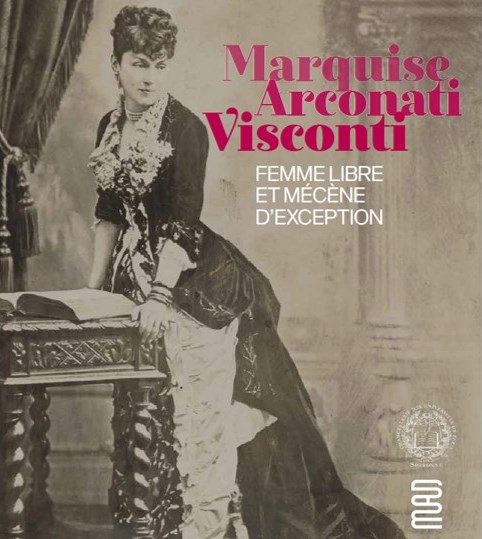 Photos d'archive de la marquise Arconati Visconti dans le cadre de l'exposition au Musée des Arts décoratifs intitulée « Marquise Arconati Visconti, femme libre et mécène d'exception », co-organisée par la Chancellerie des universités de Paris et le MAD.