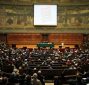 Le Printemps du Maitron en Sorbonne, débat dans le Grand Amphithéâtre.