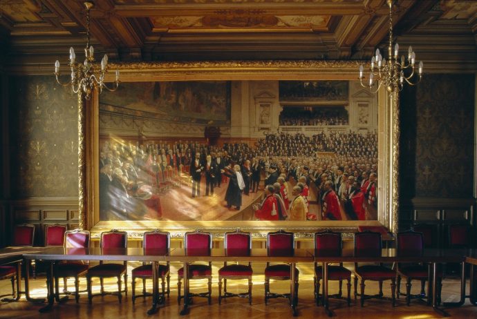 Le Jubilé de Pasteur par Jean André Rixens dans la salle Gréard.