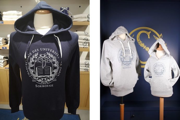 Sweat de la Boutique de la Sorbonne et des universités de Paris. Venez découvrir tous les produits de la boutique au 10 rue de la Sorbonne.